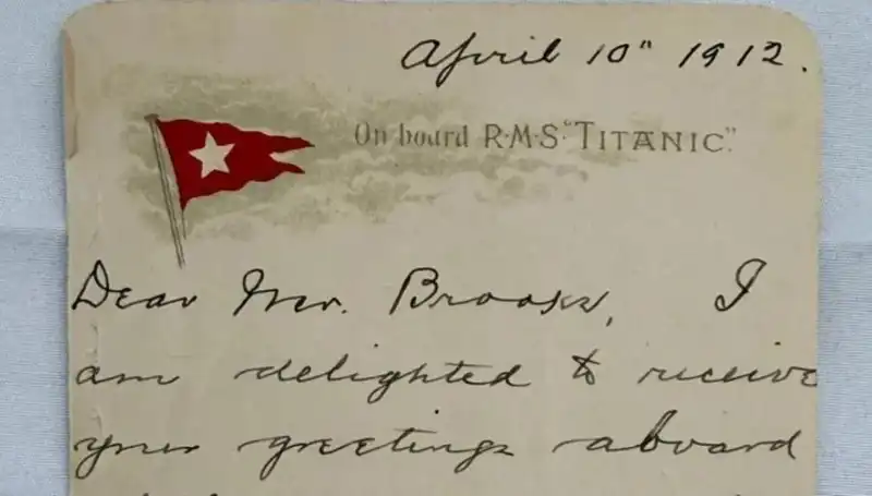 Titanik'in Kayıp Kehaneti: O Mektup Artık Satışta!