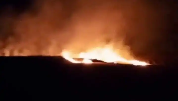 20 Dönüm Tarlada Çıkan Yangın, Korkutan Manzaralara Neden Oldu