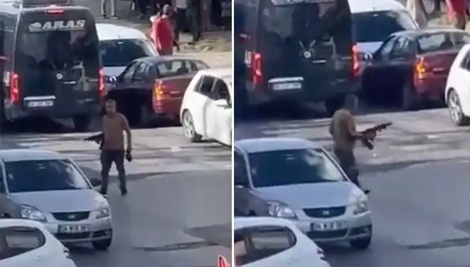 Başakşehir'de Pompalı Tüfekle Yolu Kapatan Korkutucu Olay!